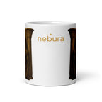Nebura Anubis Tasse – Frontansicht mit  Anubis Motiv
