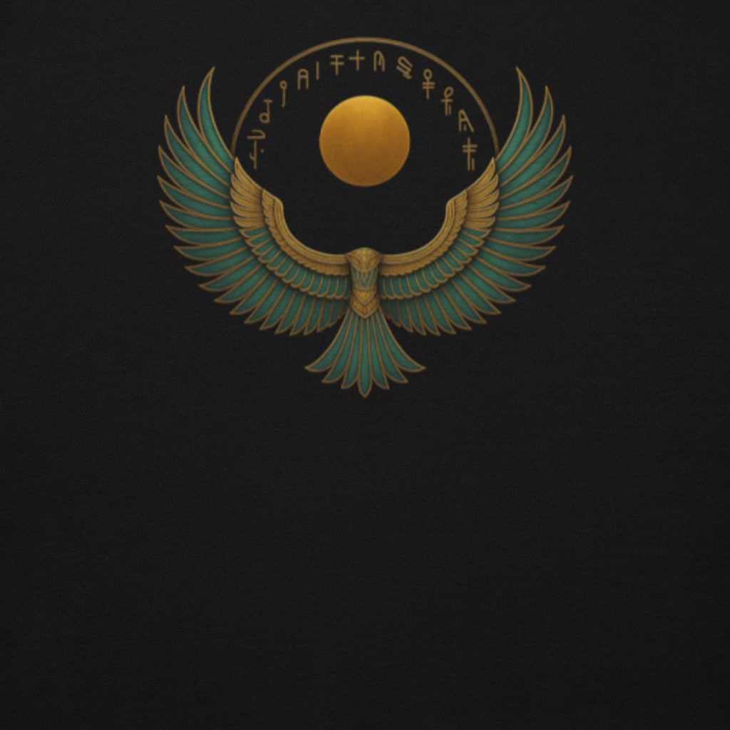 Detailansicht des Nebura Designs „Isis Wings“ – ägyptisches Flügelmotiv